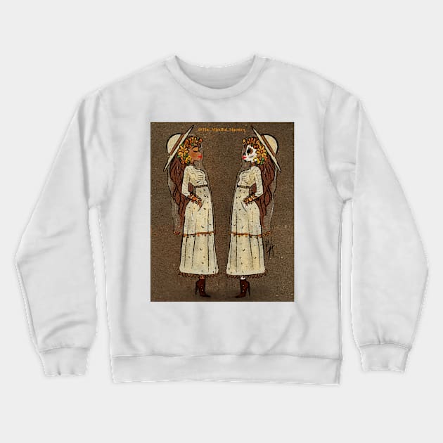 Vida y Muerte Crewneck Sweatshirt by The Mindful Maestra